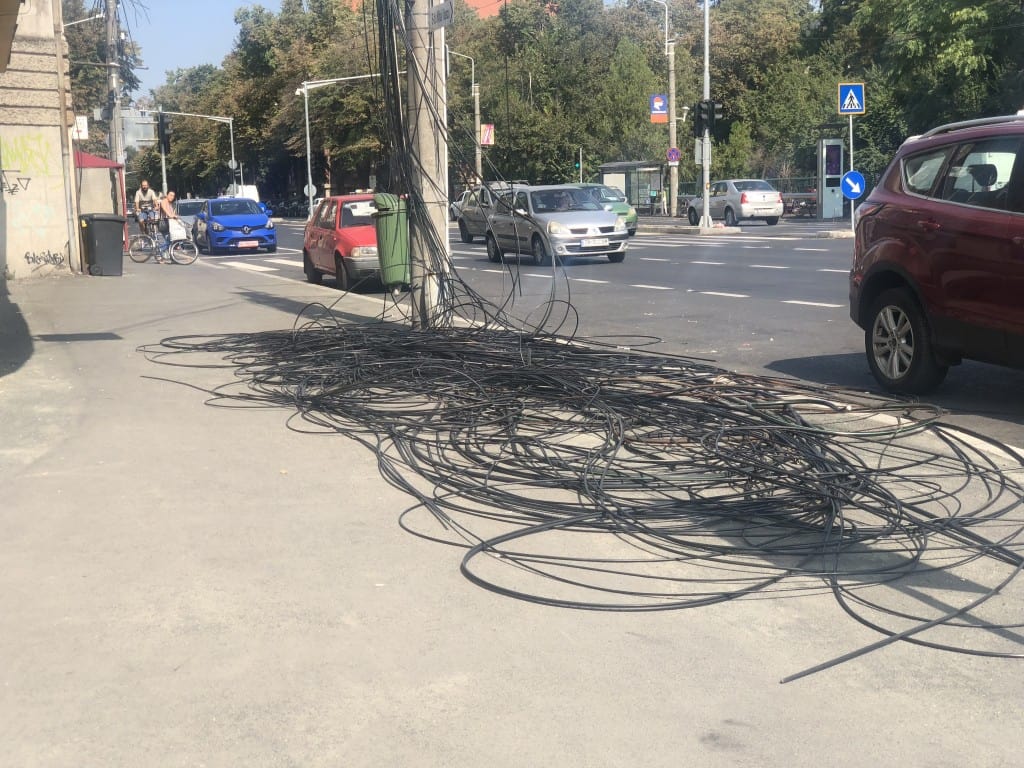 Grămezi de cabluri, Timișoara