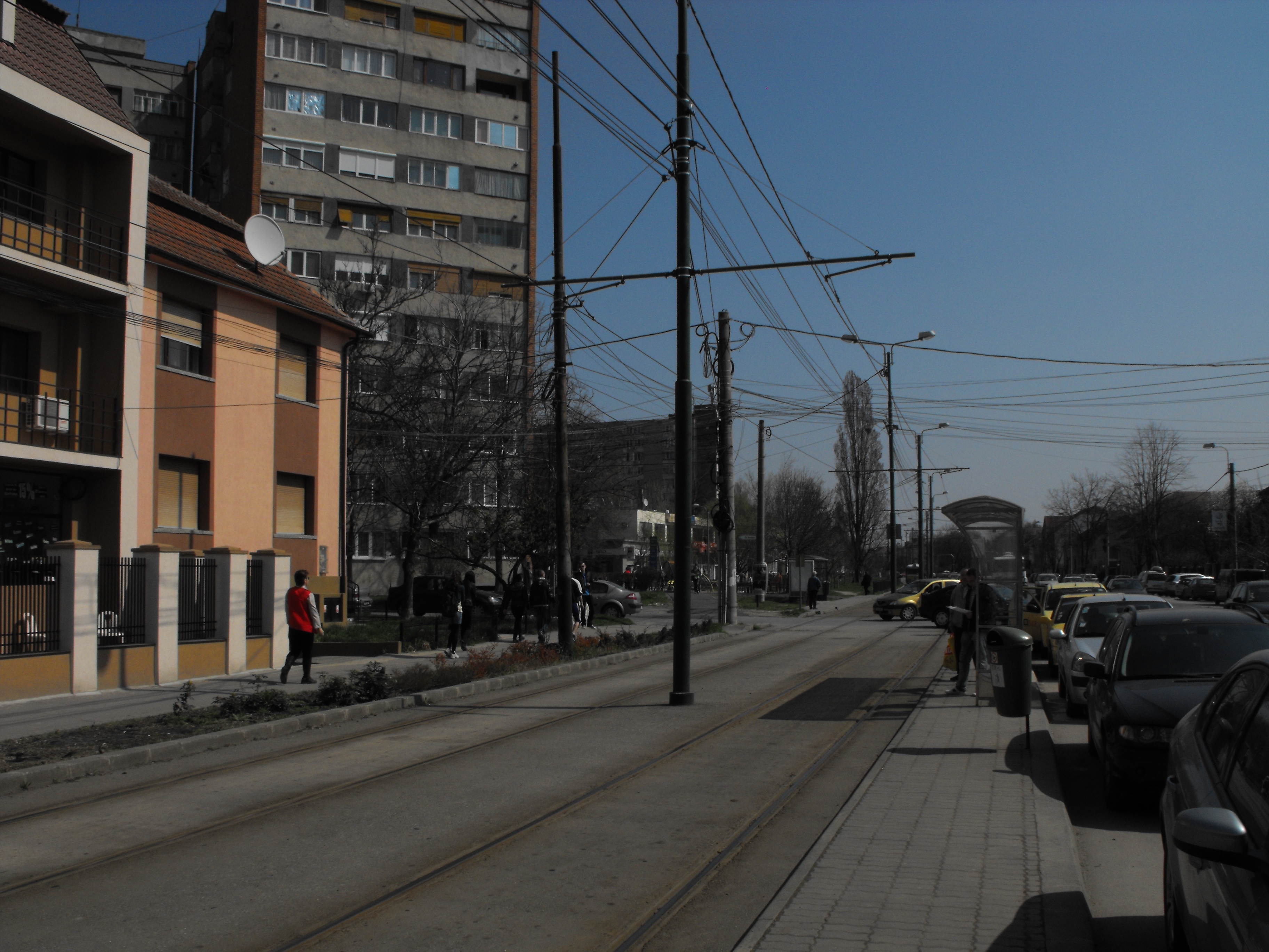 Calea Bogdăneștilor, linii de tramvai