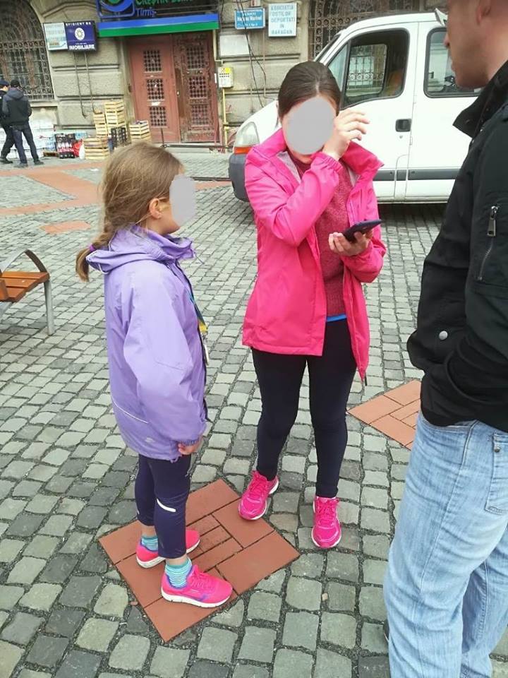 Fetiță pierdută în Timișoara