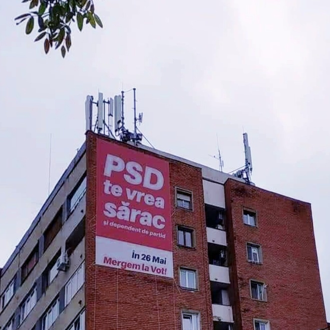 Banner PSD te vrea sărac