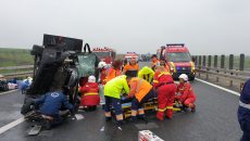 Accident Autostrada Timișoara - Arad
