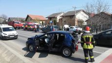 Accident rutier în Giroc