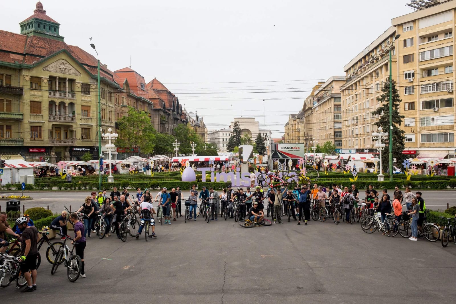 Pedalare critică la Timișoara în ultima zi de vineri a lunii