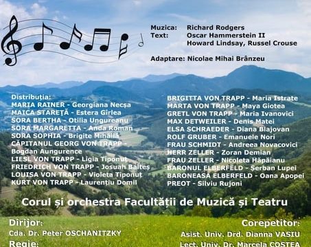 Spectacol caritabil la Gala Pentru Voi la Timișoara – „Sunetul Muzicii”