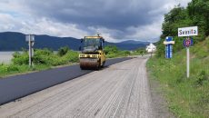 Se pune asfalt nou pe Clisura Dunării
