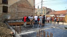 Se ridică un nou corp de clădire al grădiniței Liceului Bartok Bela din Timișoara