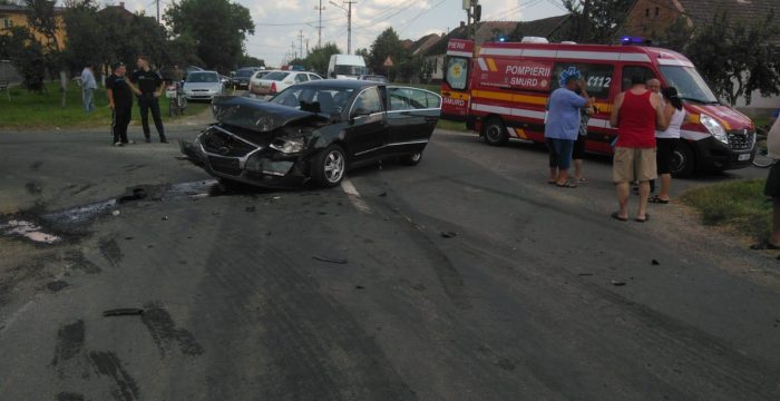 Accident rutier în localitatea Semlac, județul Arad