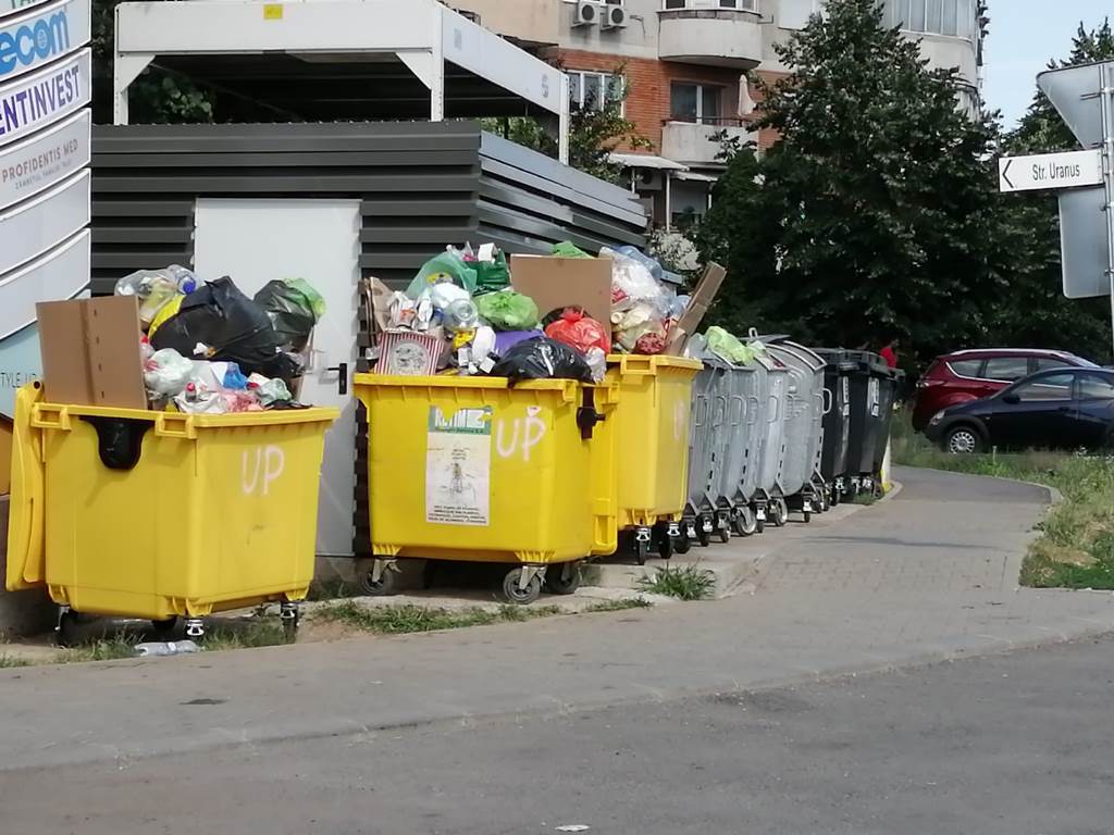 Amendă pentru reprezentanții unui magazin din Timișoara care nu au „gestionat” corespunzător deșeurile