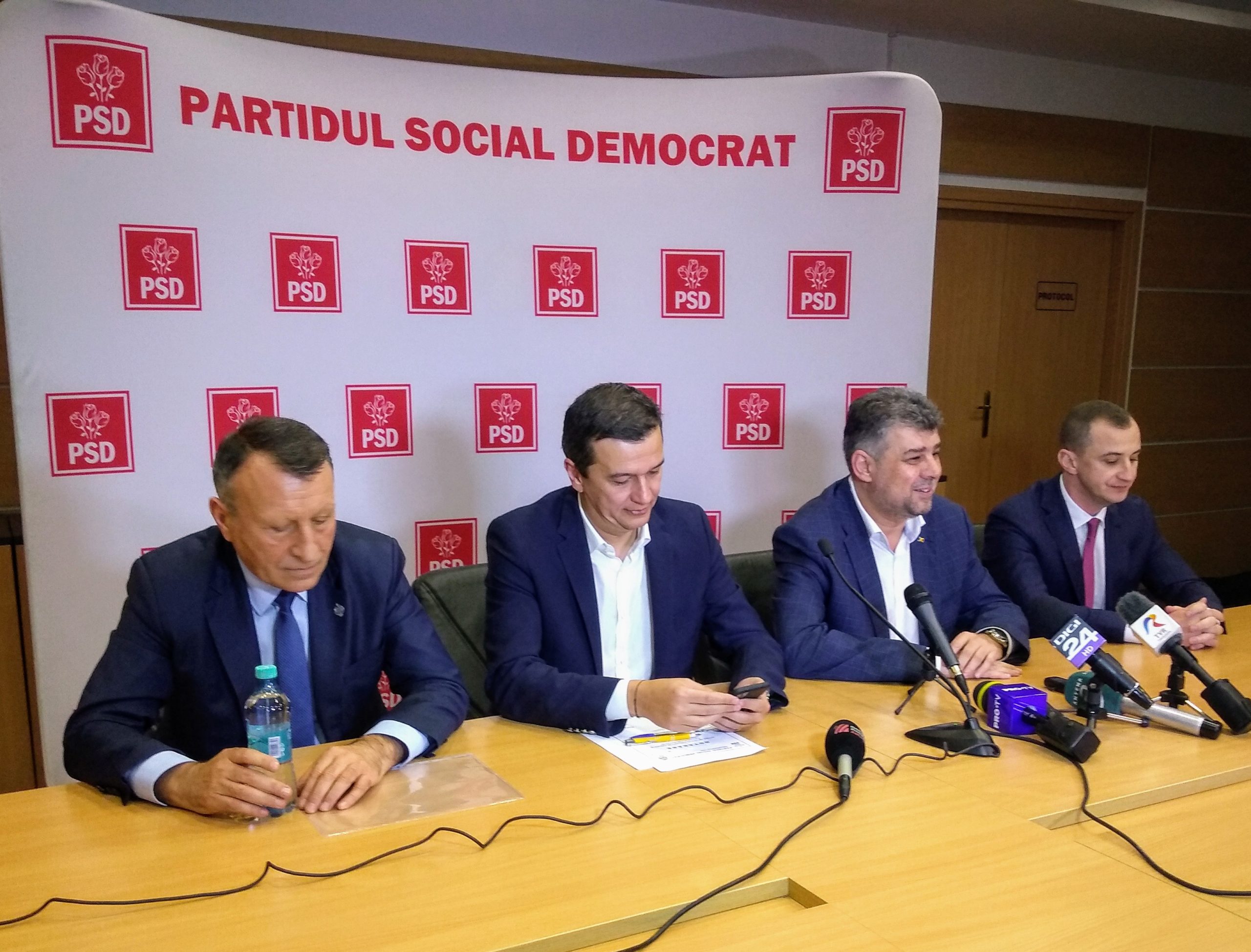 Paul Stanescu, Sorin Grindeanu, Marcel Ciolacu, Alfred Simonis