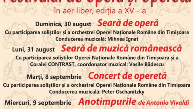 Festivalul de opera si opereta in aer liber